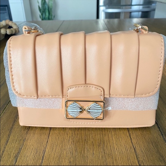Topshop Handbags - Topshop Shelley Trophy peach crossbody purse bag